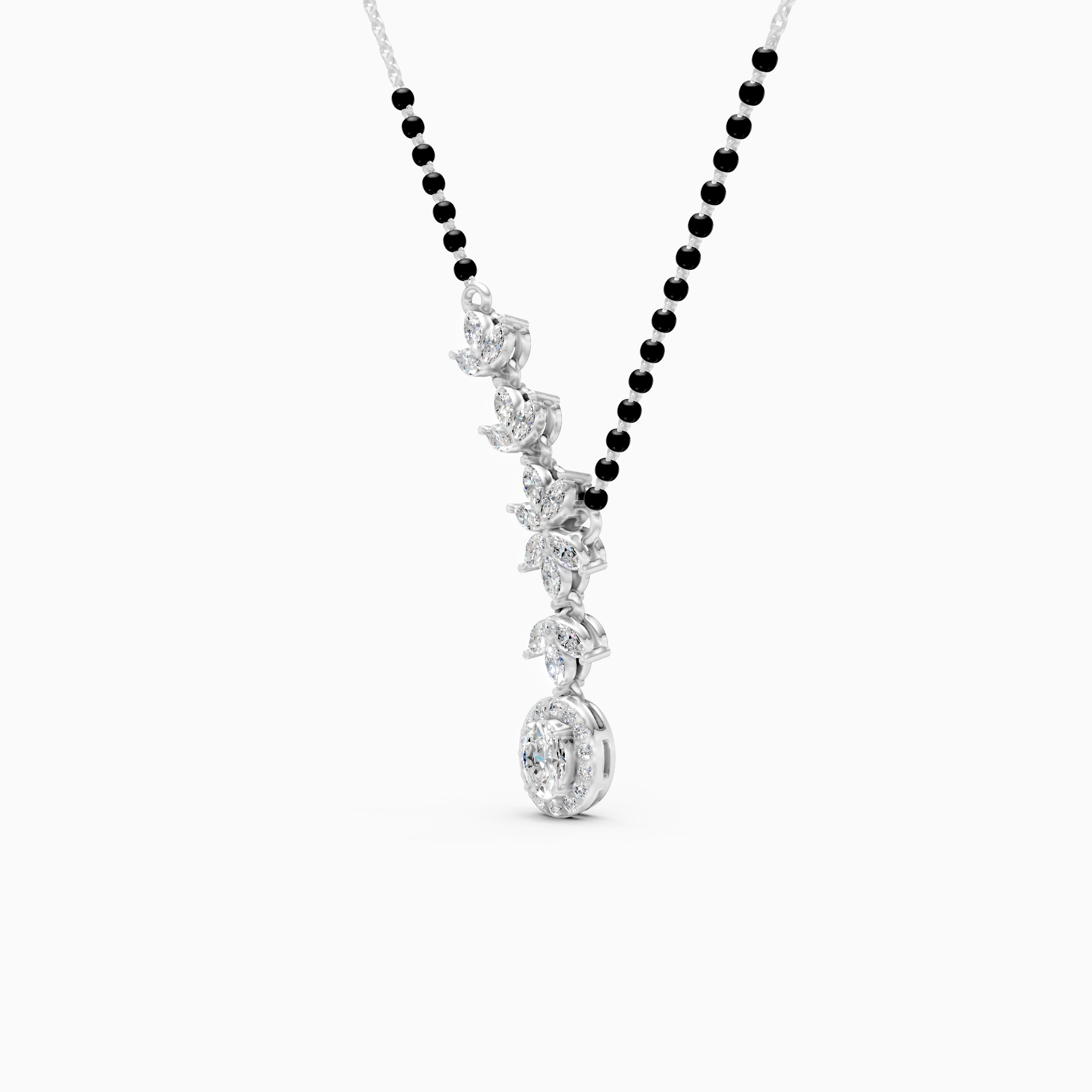 Eternal Bloom Lab Grown Diamond Mangalsutra